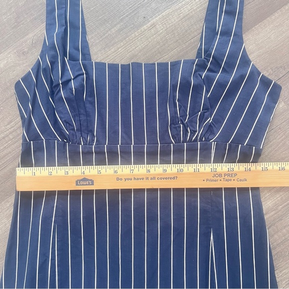 Anthropologie Slim Square-Neck Slit Midi Dress Size M - Picture 10 of 15